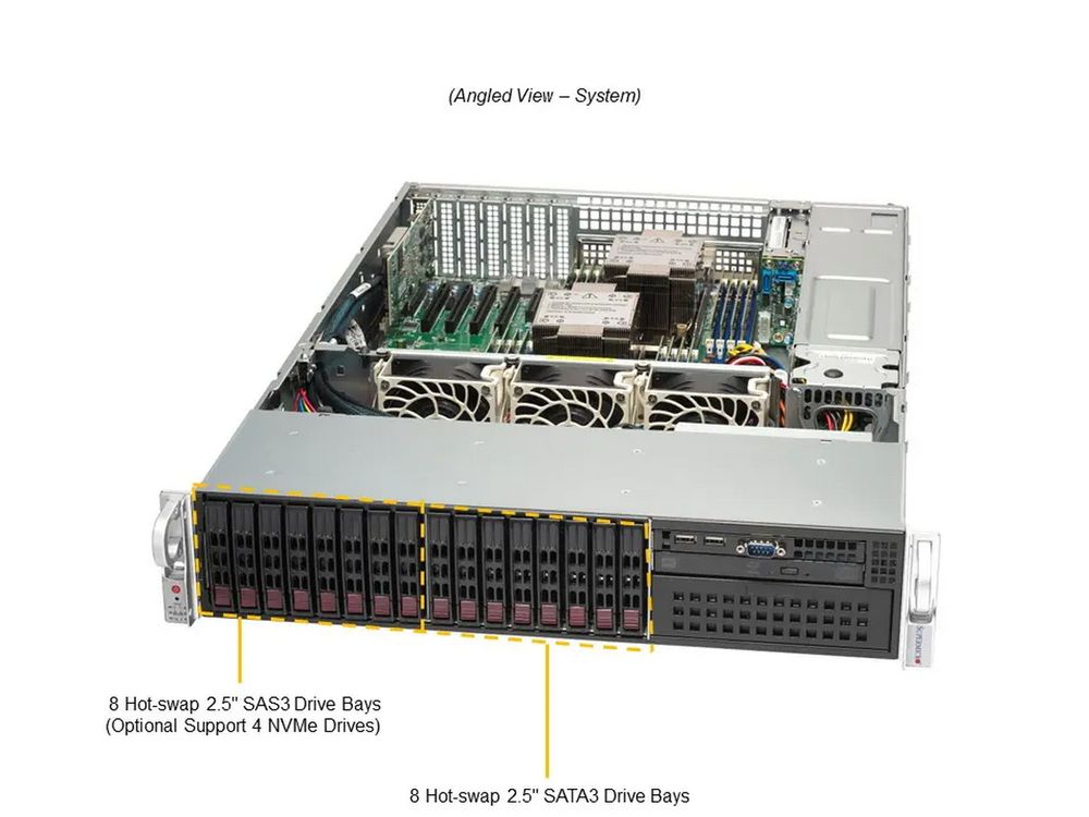 Платформа системного блока SuperMicro SYS-221P-C9R — изображение 3