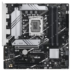 Материнская плата ASUS PRIME B760M-PLUS LGA1700 mATX 4хDDR5 2xPCIEx16 PCIEx1 2xM.2 DP HDMI 2.5GLAN