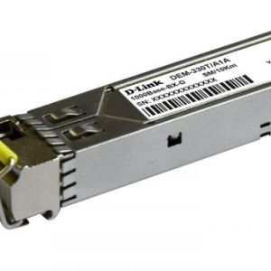 Трансивер WDM SFP-трансивер с 1 портом 1000Base-BX-D (Tx:1550 нм, Rx:1310 нм) для одномодового оптического кабеля (до 10 км)