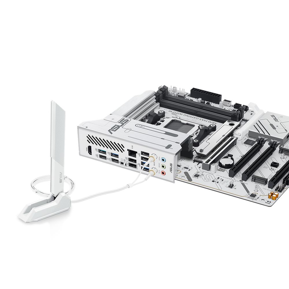 Материнская плата ASUS X870 MAX GAMING WIFI7 W AM5 ATX 4xDDR5 4хPCIEx16 PCIEx1 3xM.2 2 2xUSB-C HDMI 2.5GLAN WIFI 7 — изображение 7