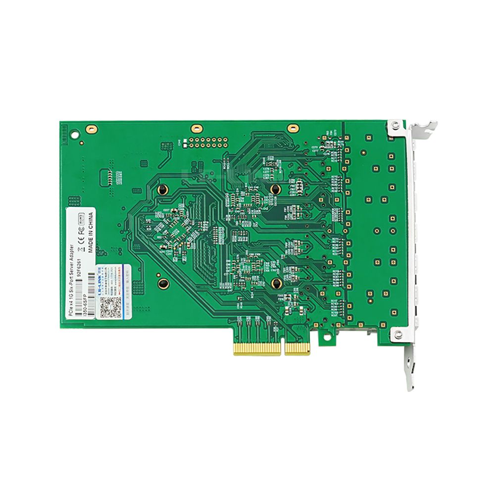Сетевой адаптер Lr-Link LRES1006PF-6SFP PCIe x4 1G Six Port NIC Card — изображение 5