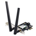 Адаптер беспроводной связи (Wi-Fi) ASUS PCE-AX1800 WiFi 6 Bluetooth 5.2 1201Mbps+574Mbps 5GHz/2.4GHz (90IG07A0-MO0B00) (463849)