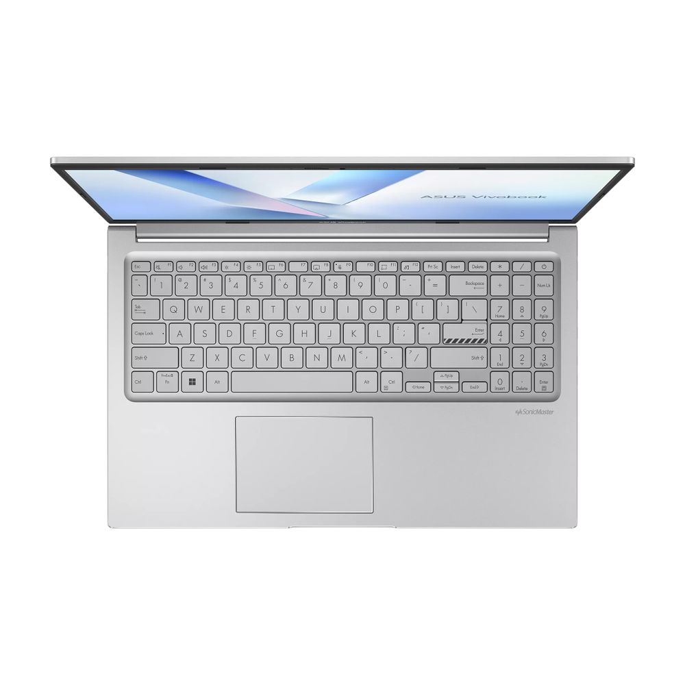 Ноутбук ASUS Vivobook 15 X1504MA-BQ224 Intel Core 5 320/8Gb (soldered D5)/SSD512Gb/UMA/15.6"/IPS/FHD/1920x1080/60Hz/NoOS/Silver/1.7kg — изображение 5