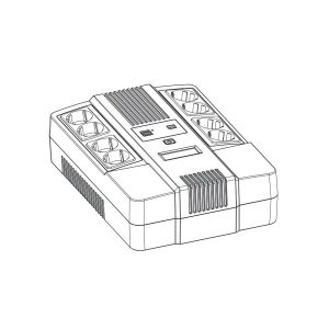 6188709 — Источник бесперебойного питания Powerman UPS Brick 650 PLUS