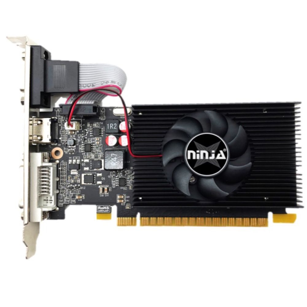 Видеокарта Ninja (Sinotex) GT710 4GB DDR3 64bit VGA DVI HDMI 1FAN LP RTL — изображение 2