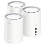 Маршрутизатор CUDY AX1800 Wi-Fi 6 Mesh Solution 3-Pack, Chipset MediaTek, Dual-Band, 802.11ax/ac/a/b/g/n,  1201Mbps at 5GHz + 574Mbps at 2.4GHz, 2 Gigabit Ethernet Ports, 4 internal antennas,  MU-MIMO, DDNS, Zerotier/Wireguard/OpenVPN/IPSec/L2TP/PPTP VPN, DNS over Cloudflare