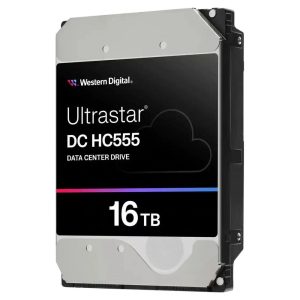 Жесткий диск серверный Western Digital 3.5" 16TB WD Ultrastar DC HC555 WUH722016CLE6L4 SATA 6 Гбит/с (SATA III), 7200rpm, 512MB, 512e, 0B48722