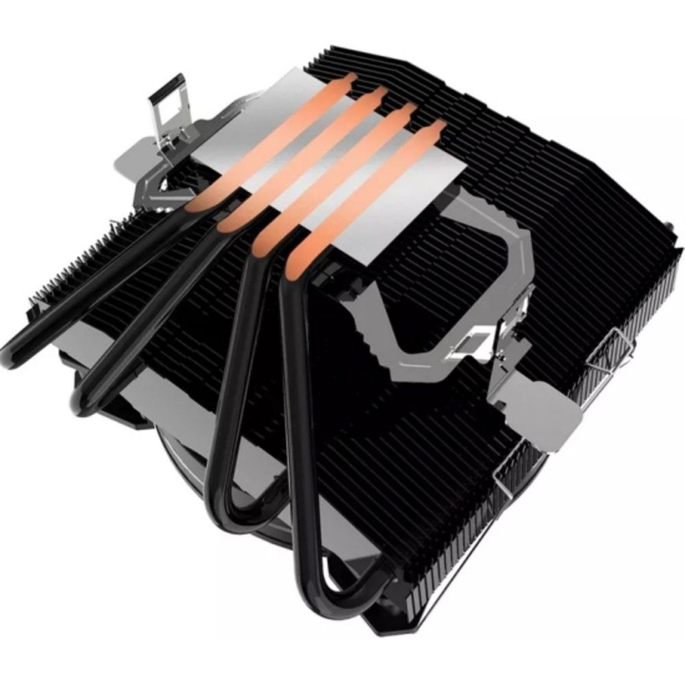Вентилятор для процессора ALSEYE Bad Pack H120T (H120T-4.0) CPU Cooler Universal, 125W, 120mm FAN, 800~2000 rpm, 24.1~35.5 dBA, RGB, PWM, RTL{20} (874036) bp — изображение 3