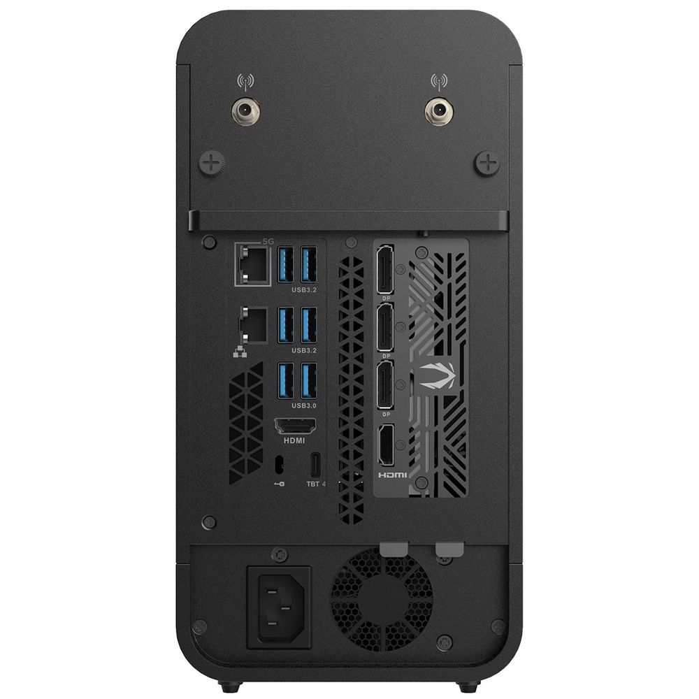 Платформа системного блока с ЦПУ Zotac MAGNUS ONE EU275070C NVIDIA RTX5070 12GB, Intel Core Ultra 7 265, 1x16GB DDR5, 1TB SSD, 1x2.5" SATAIII drive bay, 1xThunderbolt 4, 1xType-C 4xUSB3.2, 3xUSB3.0, 3xDP, 2xHDMI, 5GbLAN 1GbLAN, WIFI7, BT, Win11, EU PLUG — изображение 5