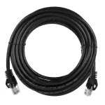 Патч-корд  |ACD-LPU5C-50B| Cat5e UTP 24AWG 4Pair, 7/0.18мм CU Черный, 5.0м (741814)