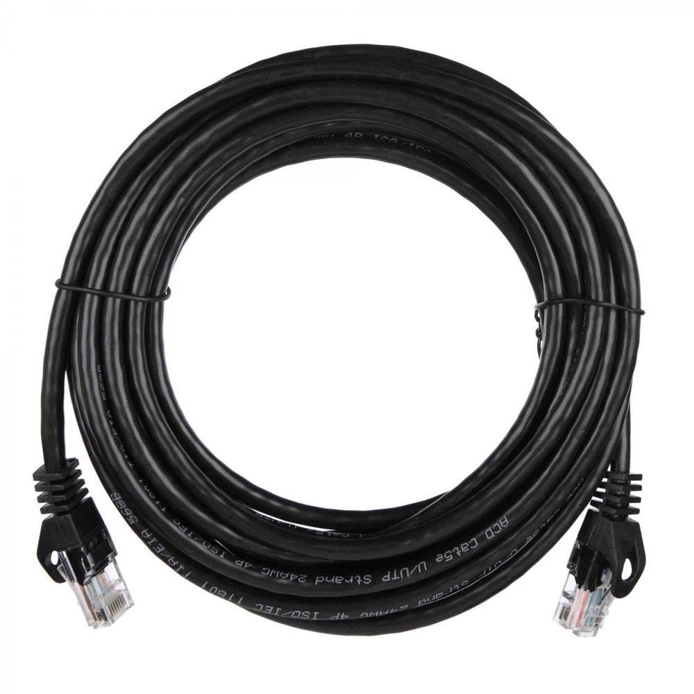 Патч-корд |ACD-LPU5C-50B| Cat5e UTP 24AWG 4Pair, 7/0.18мм CU Черный, 5.0м (741814)