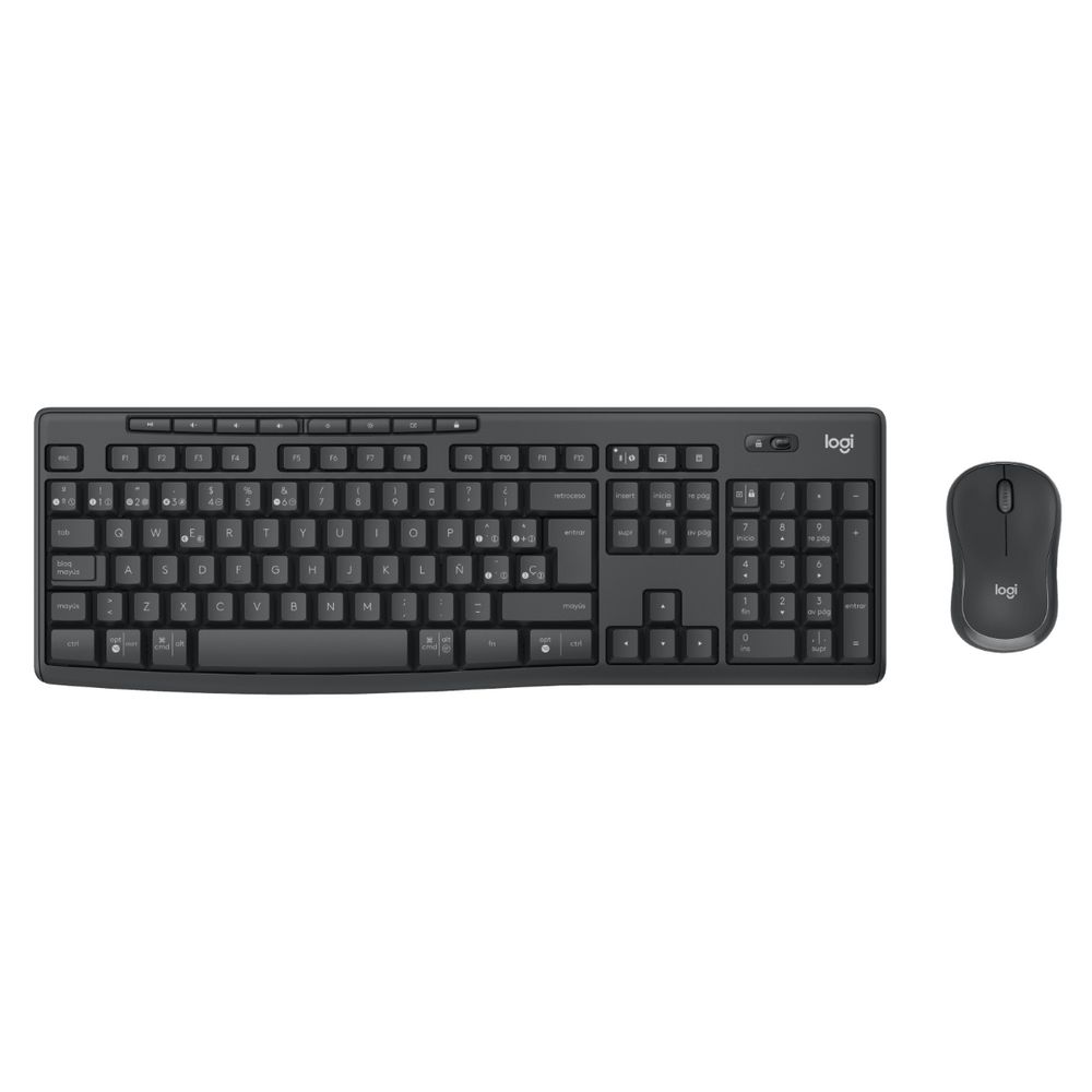 Комплект беспроводной клавиатура + мышь Logitech MK370 черный 920-012082