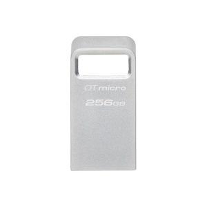 USB накопитель Kingston 256GB DataTraveler 3.0, металл, серебристый