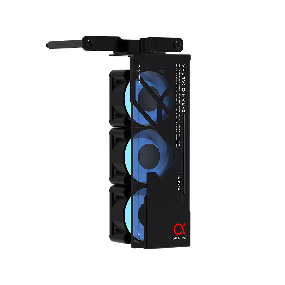 Вентилятор для процессора ALSEYE AS.03.08.0001 (C-RAM-Alpha-B) Product Size: 145.9 * 82 * 38.3mm Number of fans: 3 Size: 40 * 40 * 20mm Material: 1mm SPCC thick sheet metal Surface treatment: Powder coated black on the surface Box: Black Leaf: Milk white Luminous effect: internally emitting ARGB Speed: 1000-3500RPM Ou — изображение 4