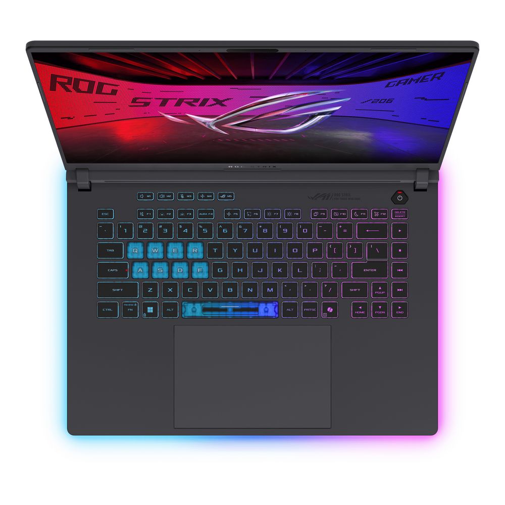 Ноутбук ASUS ROG Strix G16 G615LR-RV141 Intel Core Ultra 9 275HX/32Gb (2*16 D5)/SSD1Tb/RTX5070 Ti 12Gb (140W)/16"/IPS/WUXGA/1920x1200/165Hz/NoOS/RJ-45/Grey/2.65kg — изображение 4