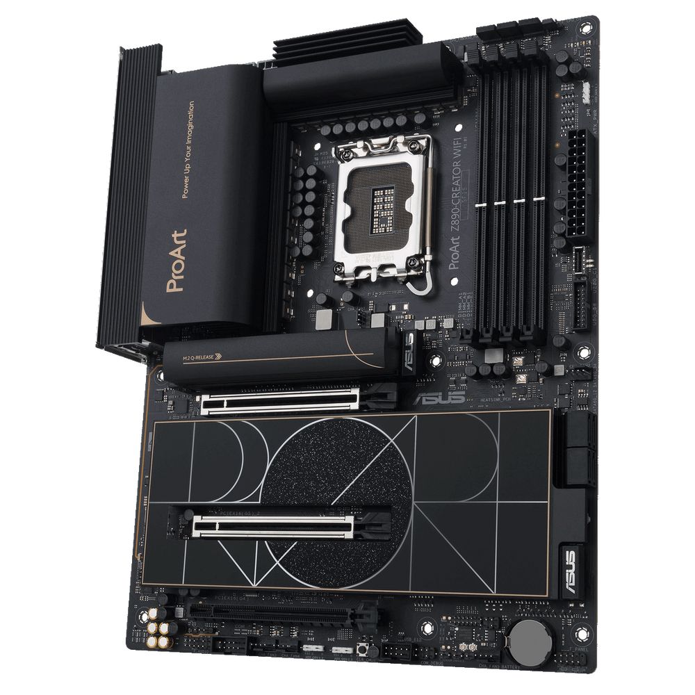 Материнская плата ASUS PROART Z890-CREATOR WIFI LGA1851 ATX 4xDDR5 3xPCIEx16 5xM.2 3хThunderbolt DP HDMI 2.5GLAN 10GLAN Wi-Fi 7 — изображение 4