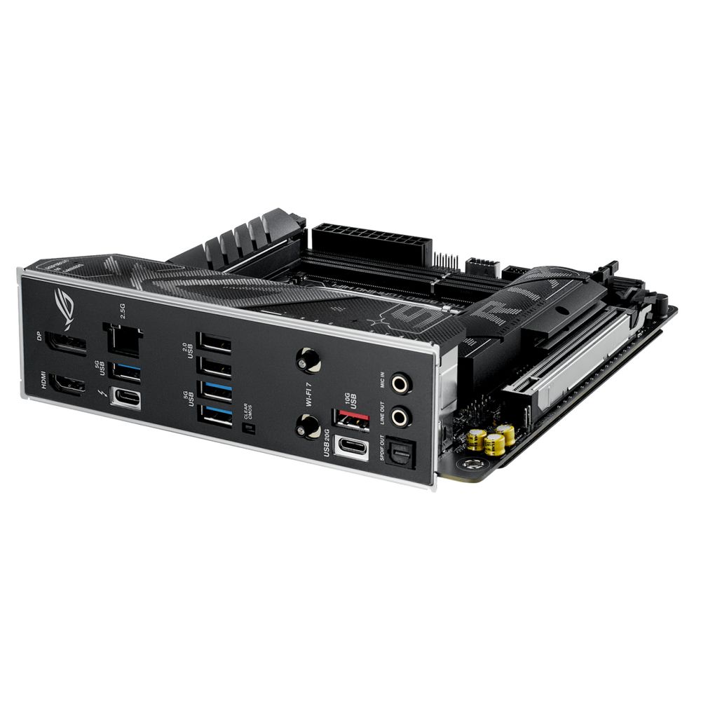 Материнская плата ASUS ROG STRIX B860-I GAMING WIFI LGA1851 mini-ITX 2xDDR5 PCIEx16 2xM.2 Thunderbolt USB-C DP HDMI 2.5GLAN Wi-Fi 7 — изображение 5