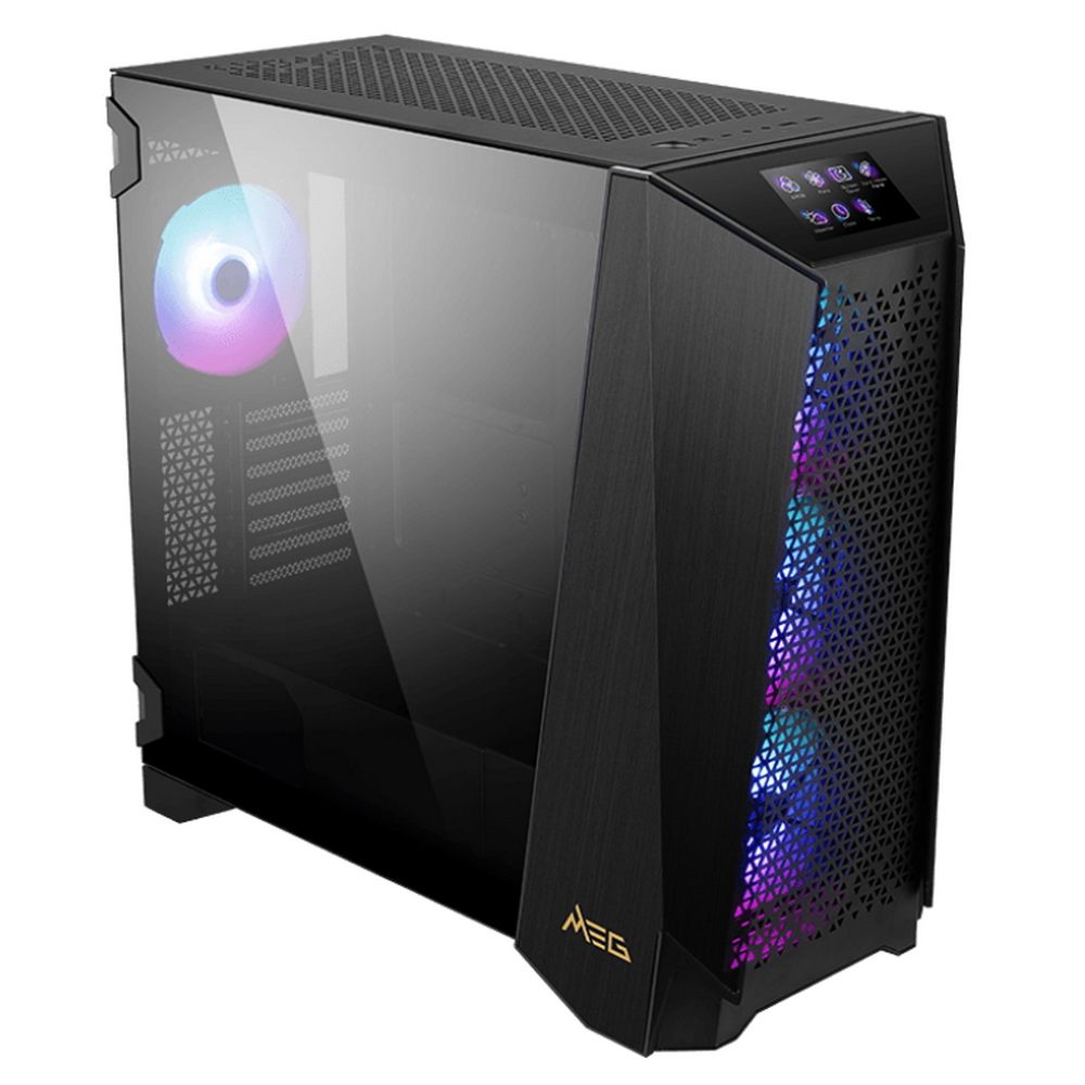 Корпус MSI MEG PROSPECT 700R Mid-Tower, E-ATX, 2xUSB 3.2, 1xUSB-C, Audio I/O, 4x140 ARGB fan, Laminated Tempered Glass, (41556) — изображение 3