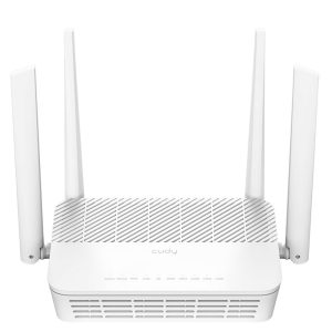 Маршрутизатор CUDY AX3000 2 5G Wi-Fi 6 Mesh PoE Router Dual Band, Chipset MT7981BA+MT7976CN+MT7531AE+RTL8221B, 802.11ax/ac/a/b/g/n, 2402Mbps at 5GHz + 574Mbps at 2.4GHz, 1 x 2.5G Port(PoE-IN,802.3at/af or Passive PoE), 4 x 10/100/1000Mbps Ports, 4 x 5dBi fixed antennas, 1 x