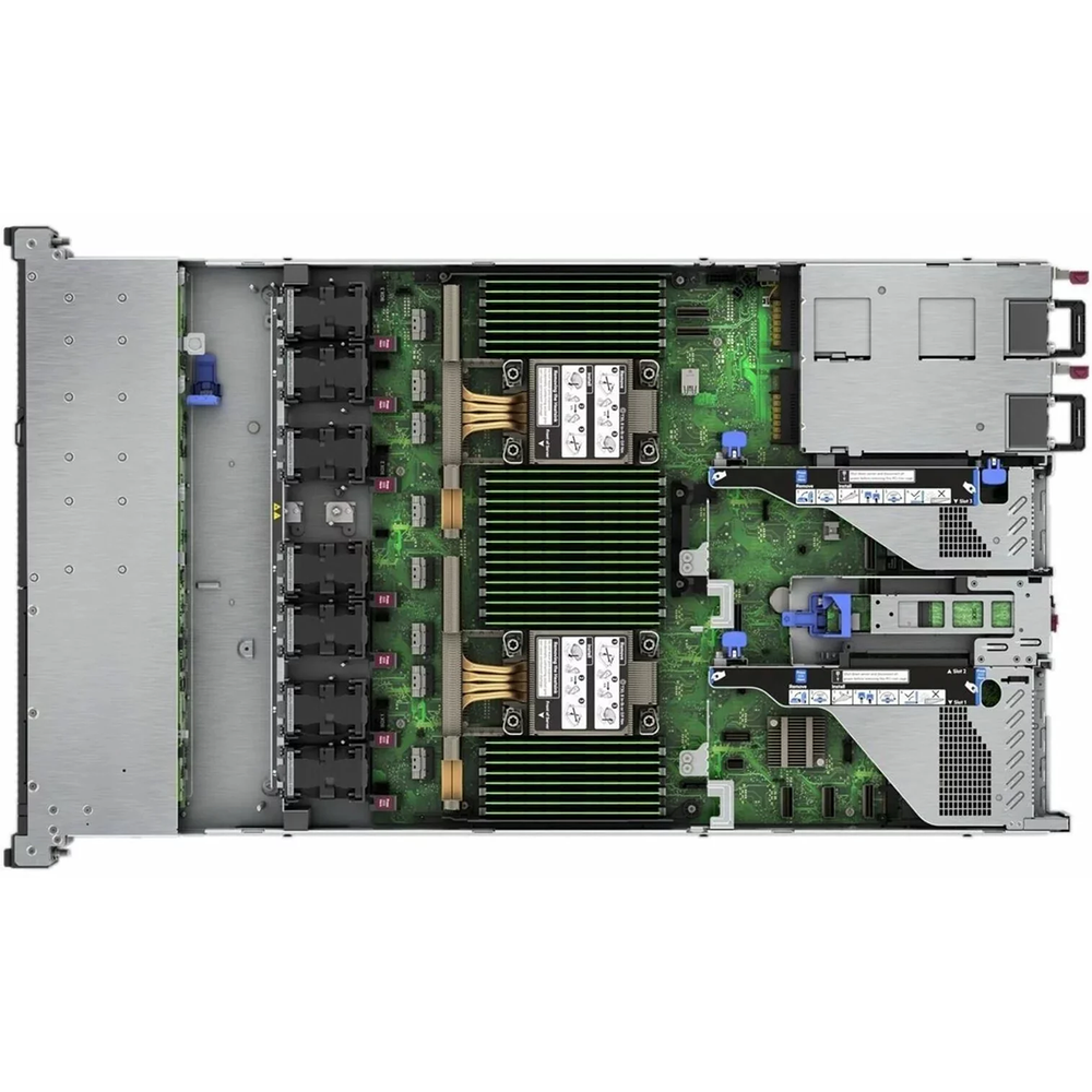 Платформа системного блока с ЦПУ HPE ProLiant DL360 Gen11 8SFF/ Intel Xeon-Silver 4510x2/32GBx2 / MR408i-o Gen11 x8 Lanes 4GB Cache OCP SPDM Storage Controller/ 96W Smart Storage Lithium-ion Battery/Intel I350-T4 Ethernet 1Gb 4-port BASE-T OCP3 Adapter/ iLO Advanced/ 2x800W — изображение 5
