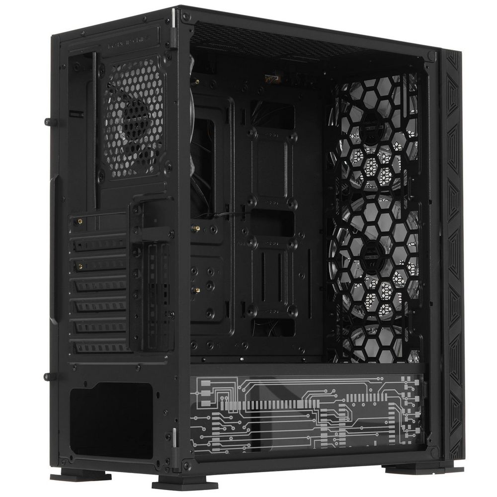Корпус SOEYI «AX8-B20 SOEYI ATX case with black coating front panel with flat bigger mesh, without» — изображение 4
