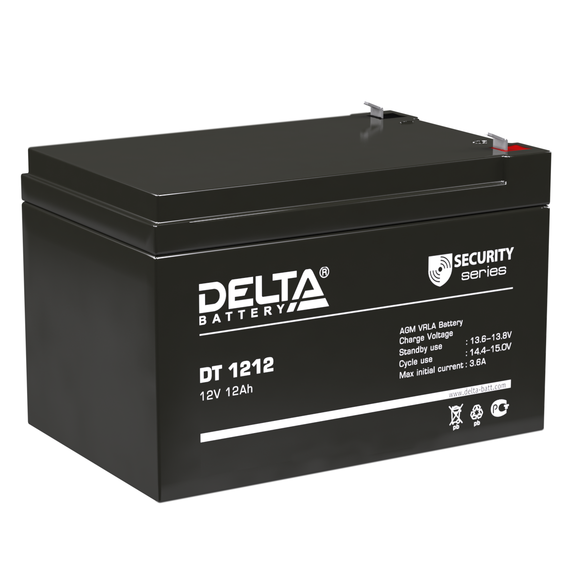 АКБ Delta DT 1212 (12V, 12Ah)