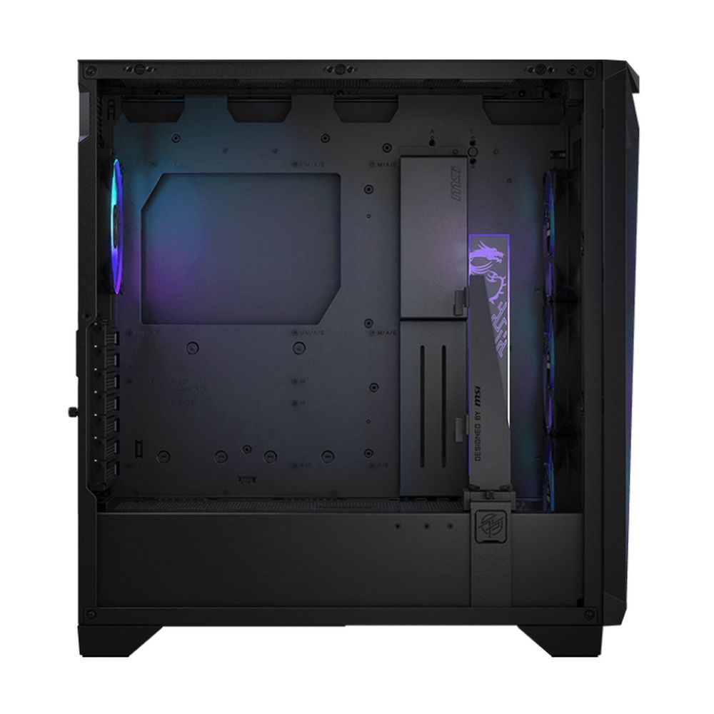 Корпус MSI MPG GUNGNIR 300R AIRFLOW Midi Tower, EATX ,2xUSB 3.2 Gen 1, 1xUSB 3.2 Gen2 Type-C,4x120mm PWM ARGB Fan, ARGB+PWM Control Board, Tempered Glass Window — изображение 4