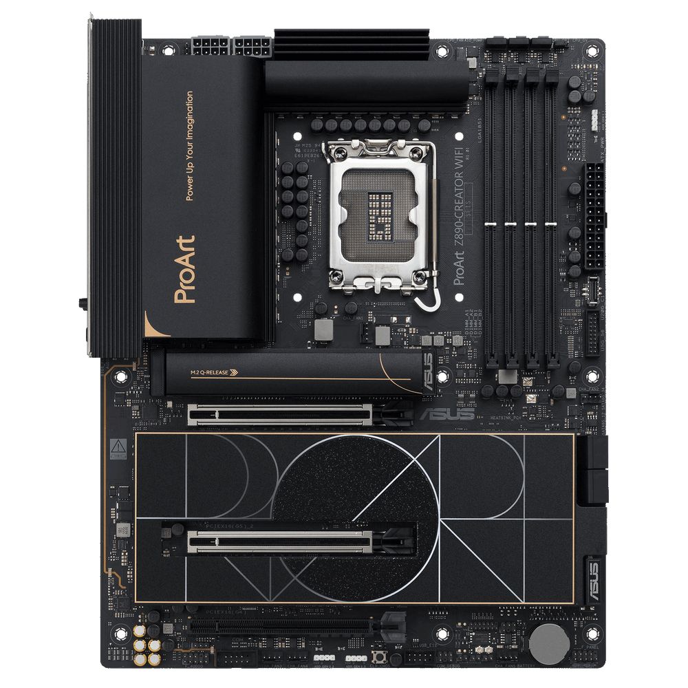 Материнская плата ASUS PROART Z890-CREATOR WIFI LGA1851 ATX 4xDDR5 3xPCIEx16 5xM.2 3хThunderbolt DP HDMI 2.5GLAN 10GLAN Wi-Fi 7 — изображение 3