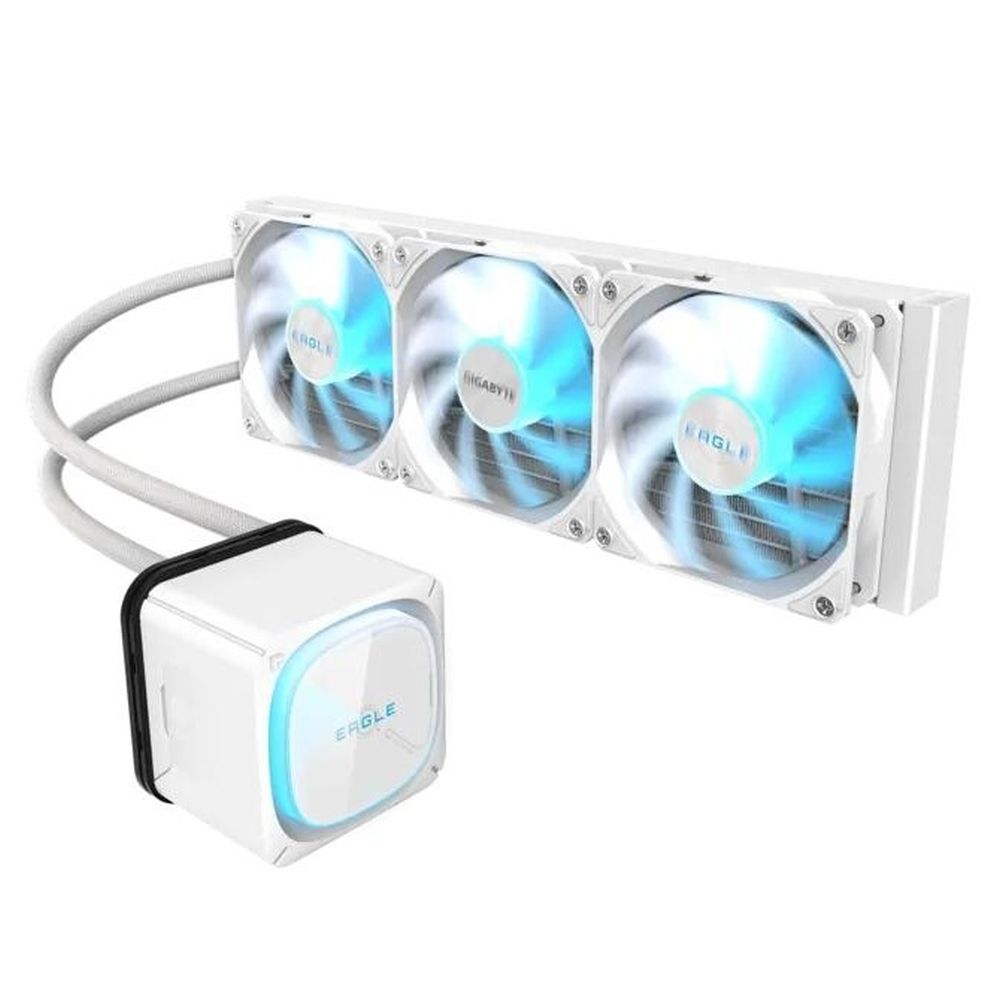 Жидкостная система охлаждения Gigabyte Eagle 360I 3 x 120mm ARGB Fan, LGA 1200, LGA 1700, LGA 1851, 115*, AM5, AM4 — изображение 2