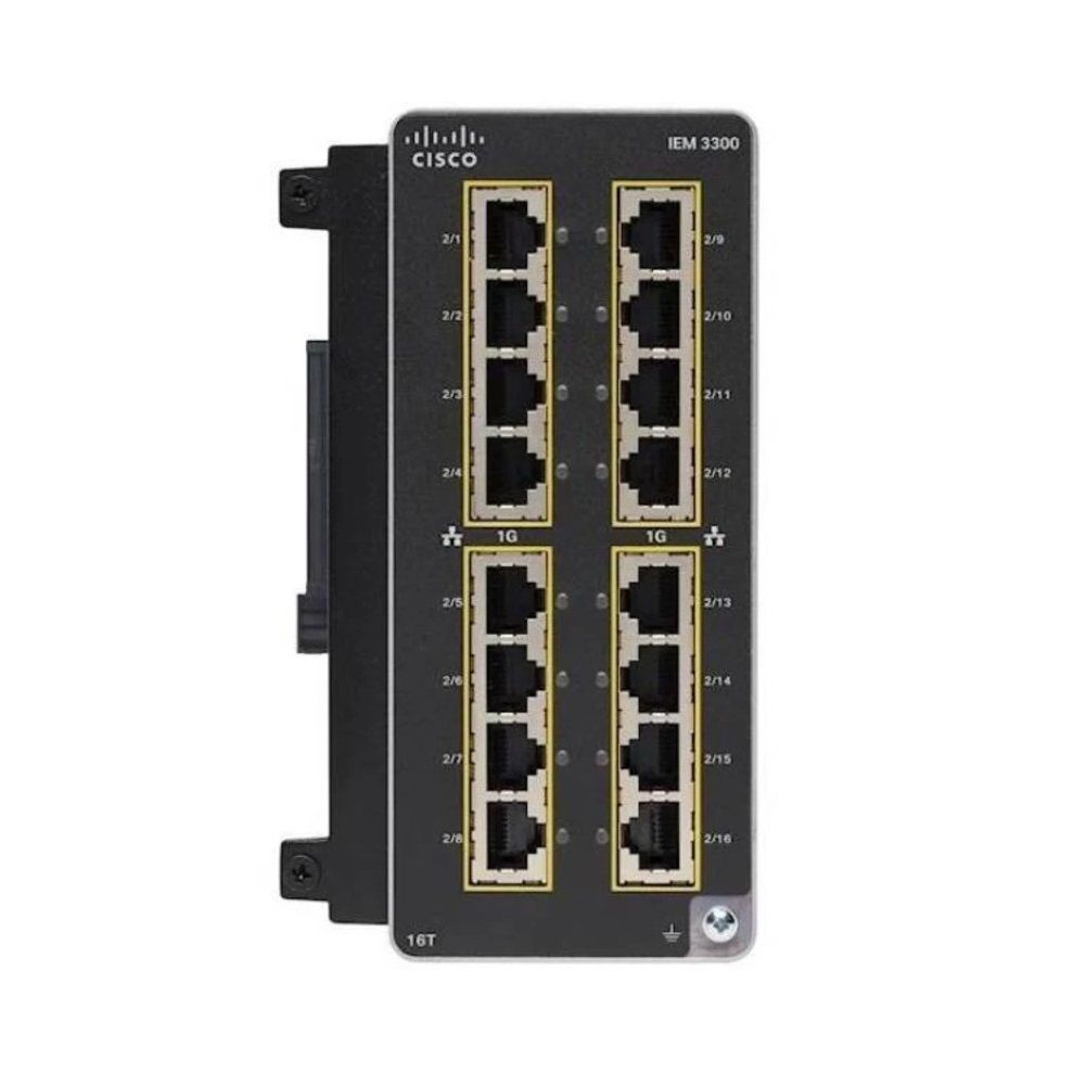 Модуль CISCO Catalyst IE3300 with 16 GE PoE/PoE+ Copper, Expansion Module, IEM-3300-16P=