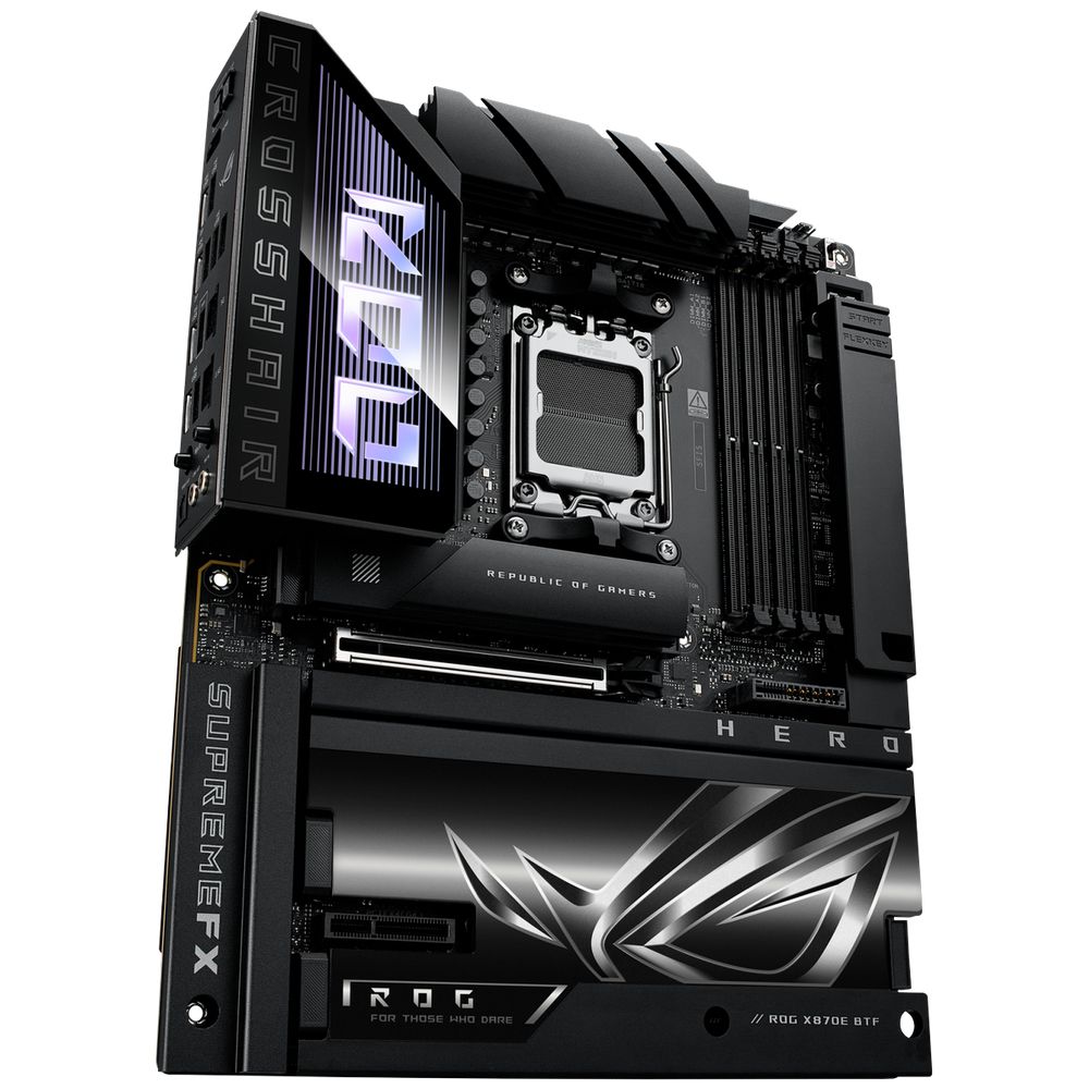 Материнская плата ASUS ROG CROSSHAIR X870E HERO BTF AM5 ATX 4xDDR5 PCIEx16 PCIEx4 5xM.2 4xUSB-C HDMI 5GLAN 2.5GLAN Wi-Fi 7 — изображение 4