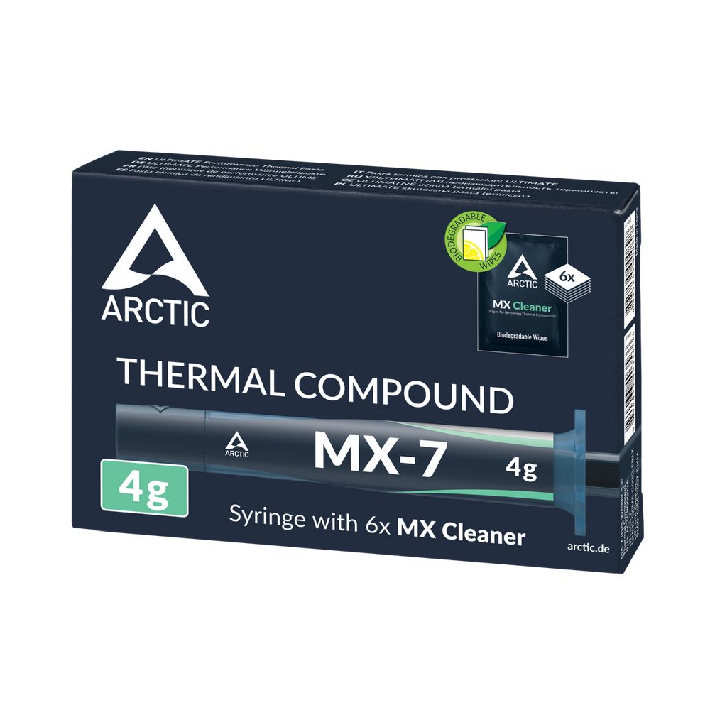 Термопаста Arctic Cooling MX-7 Thermal Compound 4-gramm with 6pcs MX Cleaner (ACTCP00092A) — изображение 3