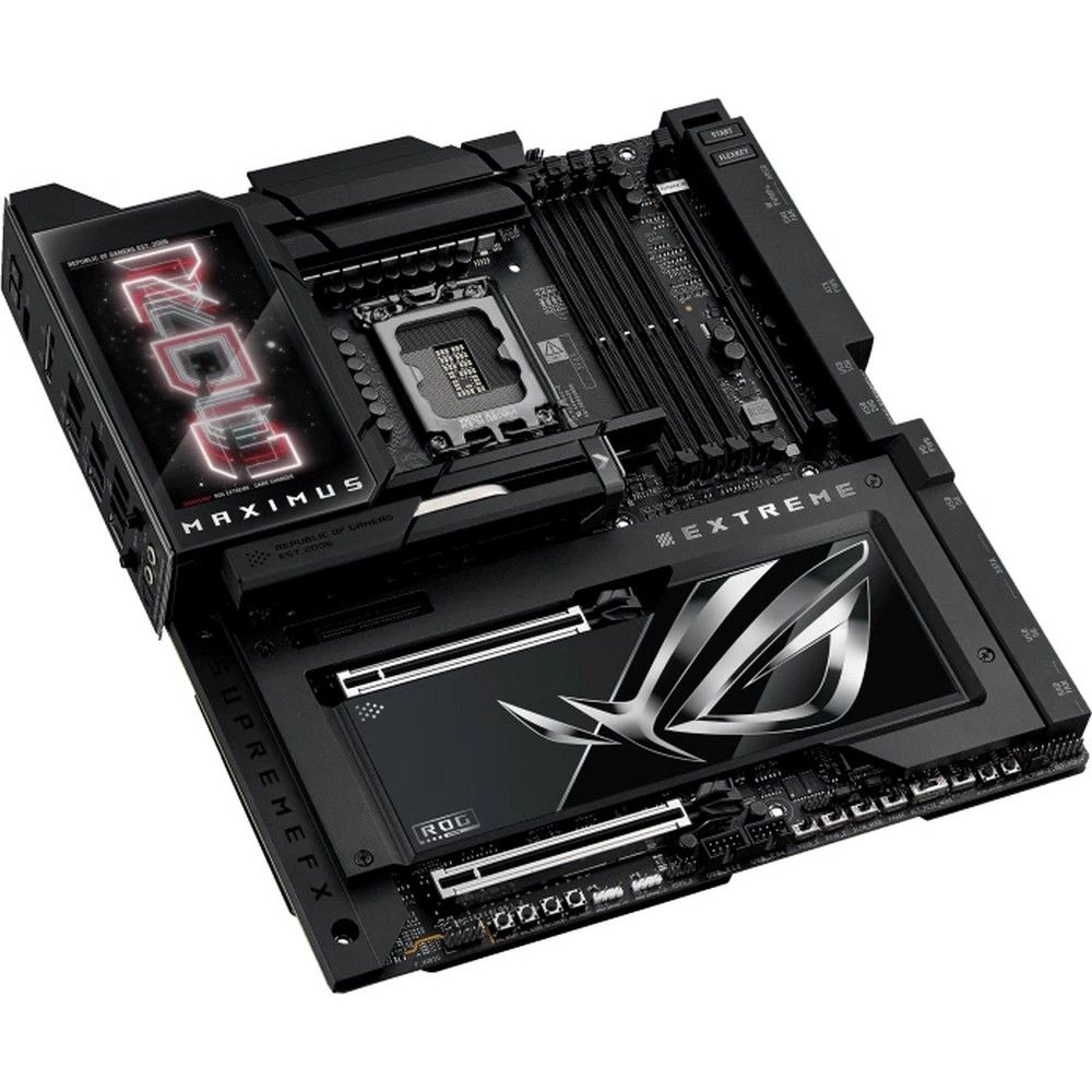 Материнская плата ASUS ROG MAXIMUS Z890 EXTREME LGA1851 E-ATX 4xDDR5 2xPCIEx16 PCIEx4 4xM.2 2xThunderbolt 2xUSB-C HDMI 2.5GLAN 10GLAN Wi-Fi 7 — изображение 6