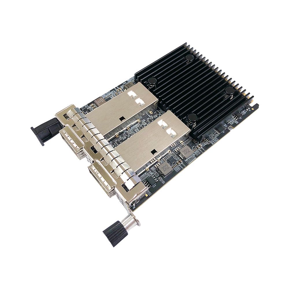 Сетевой адаптер STLab N-1170 2x100GbE, PCIe 4.0 x16, QSFP56, BCM57508, OCP 3.0, Ethernet Adapter — изображение 2