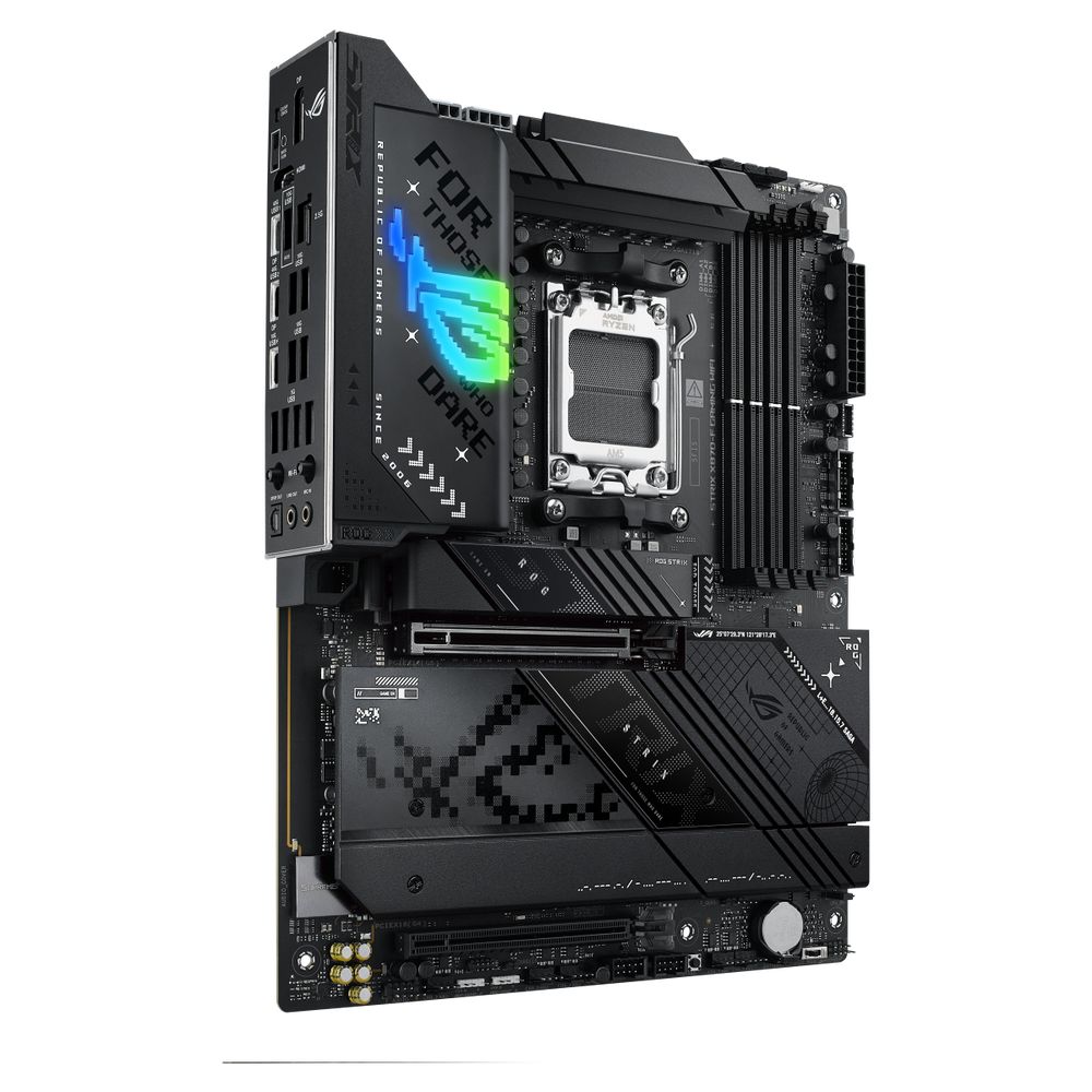 Материнская плата ASUS ROG STRIX X870-F GAMING WIFI AM5 ATX 4xDDR5 2xPCIEx16 4xM.2 3xUSB-C DP HDMI 2.5GLAN Wi-Fi 7 — изображение 5
