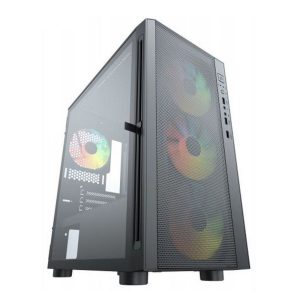 Корпус ACD ACD Citadel 104 (AH-TC4GA-0000) 3403 with USB3.0*1+USB2.0*2+HD audio,3*12cm F1 ARGB fans at front(Slave fans) ,1*12cm F1 ARGB fan at rear (Master fan)