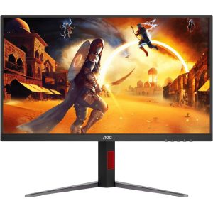 Монитор 27" AOC U27G4  IPS, 3840x2160, 160Hz, 0,3ms, 450сd/m, 1000:1, HDR10 | 2xHDMI(2.1), DP(1.4) | HAS, Pivot, Swivel, InPSU, Vesa 100, Black