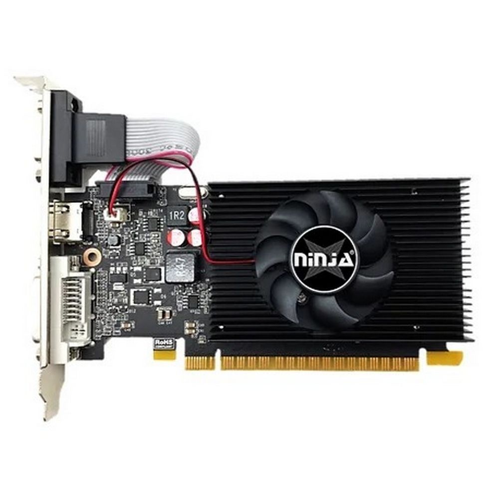 Видеокарта Ninja (Sinotex) GT710 4GB DDR3 64bit VGA DVI HDMI 1FAN LP RTL — изображение 2
