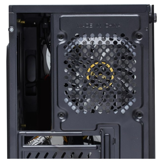 Корпус MINITOWER mATX W/PSU 2xUSB+USB3.0 аудио черный 4x120mm Fan с RGB подсветкой боковая панель - закаленное стекло Mistery R3 EX294383RUS EXEGATE — изображение 5