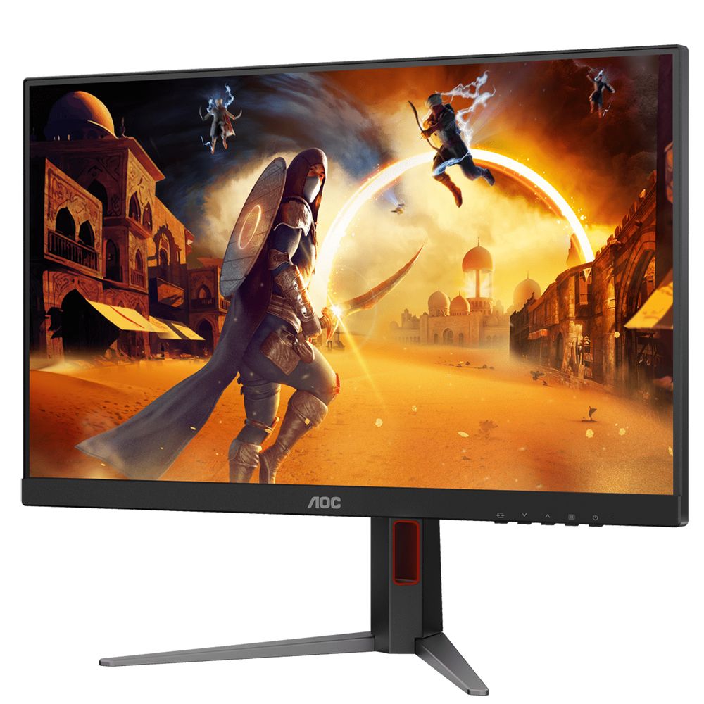 Монитор 27" AOC Q27G4Z Black (2560x1440, IPS, 260Hz, 350cd, 0.3ms, HDMI-2.0, DP-1,4, Speakers, FreeSync, Flicker Free, Pivot, VESA, 3Y) — изображение 4