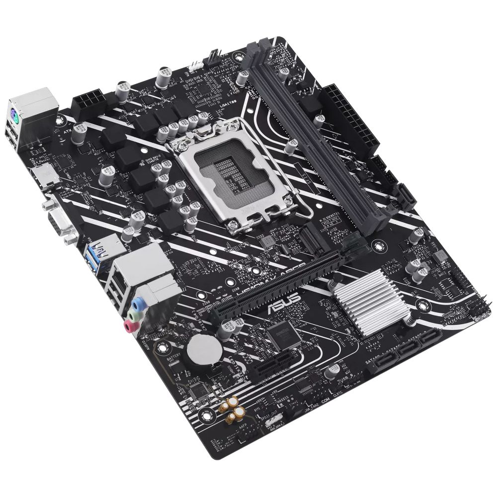 Материнская плата ASUS PRIME H610M-K ARGB H610, LGA1700, 2*DDR5, 1*PCIEx16, 1*PCIEx1, 1*M.2, 2*USB3.2Gen2, 1*USB3.2Gen1, 6*USB2.0, 4*SATA3.0, 1G, VGA, HDMI, M-ATX, RTL — изображение 5