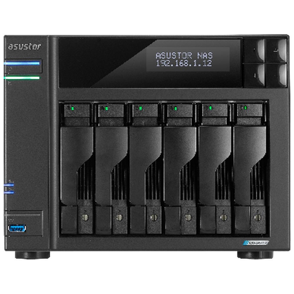 Платформа СХД ASUSTOR AS6706T V2 6 Bay 4xM.2 2x5GLAN 8GB (Max.16GB) DDR4 3xUSB HDMI — изображение 2