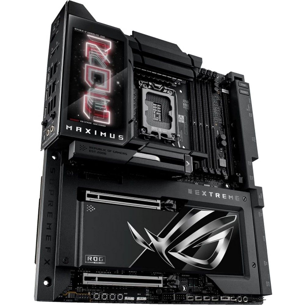 Материнская плата ASUS ROG MAXIMUS Z890 EXTREME LGA1851 E-ATX 4xDDR5 2xPCIEx16 PCIEx4 4xM.2 2xThunderbolt 2xUSB-C HDMI 2.5GLAN 10GLAN Wi-Fi 7 — изображение 8