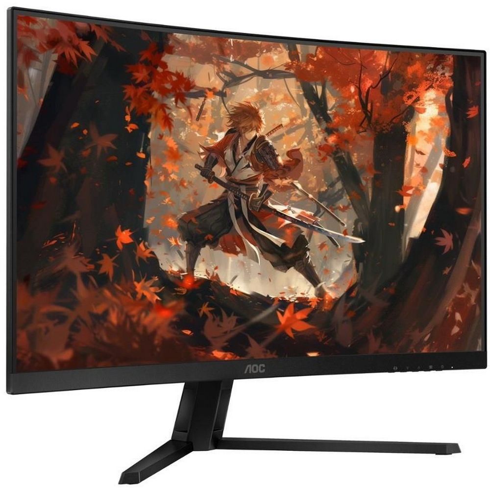 Монитор 31.5" AOC CQ32G4VE Curved VA, 2560x1440, 180Hz, 1ms, 300сd/m, 3500:1, HDR10 | 2xHDMI(2.0), DP(1.4) | InPSU, Vesa 100, Black/Grey — изображение 2