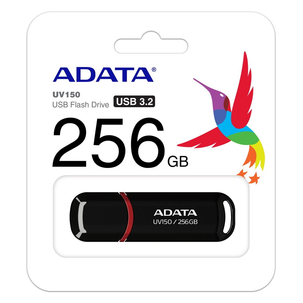USB накопитель ADATA 256GB UV150 USB3.0 black — изображение 2