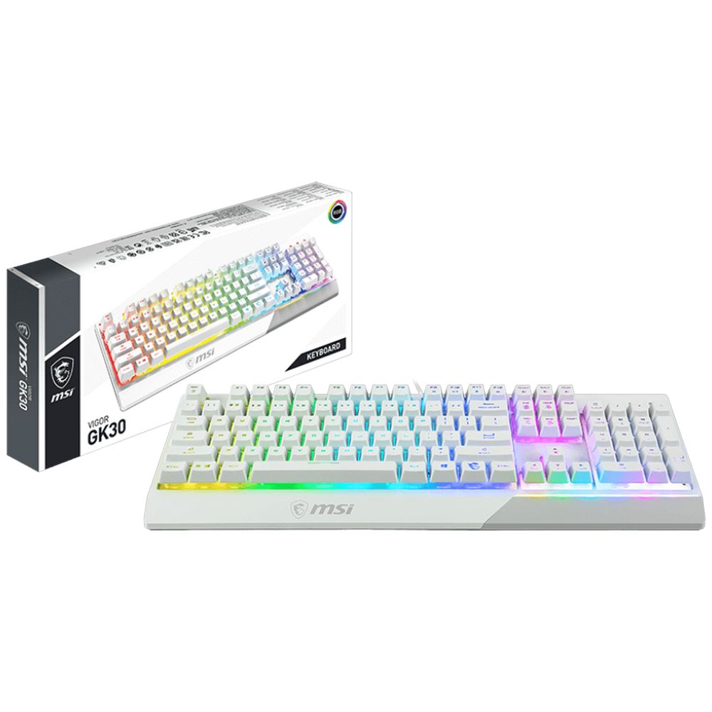 Клавиатура MSI VIGOR GK30 WHITE (S11-04RU304-CLA) — изображение 5