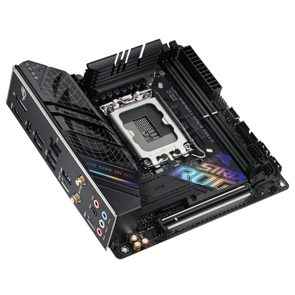 Материнская плата ASUS ROG STRIX B760-I GAMING WIFI LGA1700 mini-ITX 2xDDR5 PCIEx16 2xM.2 2хUSB-C DP HDMI 2.5GLAN Wi-Fi 6Е — изображение 5