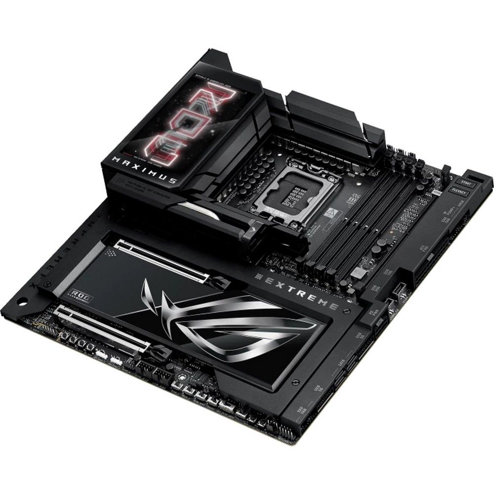 Материнская плата ASUS ROG MAXIMUS Z890 EXTREME LGA1851 E-ATX 4xDDR5 2xPCIEx16 PCIEx4 4xM.2 2xThunderbolt 2xUSB-C HDMI 2.5GLAN 10GLAN Wi-Fi 7 — изображение 2