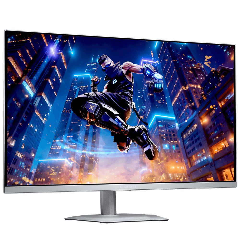 Монитор 26.5" Gigabyte MO27Q2A EK ICE (QD-OLED, 2560x1440, , 0,03 ms, 178°/178°, 250 cd/m, 1,5 млн: 1, 3xUSB3.0, USB Type-C, 280Hz, 2xHDMI 2.1, DP 1.4, Pivot) — изображение 2