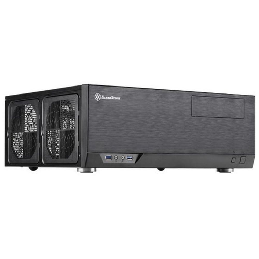 Корпус для ПК Silverstone Bad Pack SST-GD09B Grandia HTPC ATX Computer Case, Silent High Airflow Performance, black (221280) bp